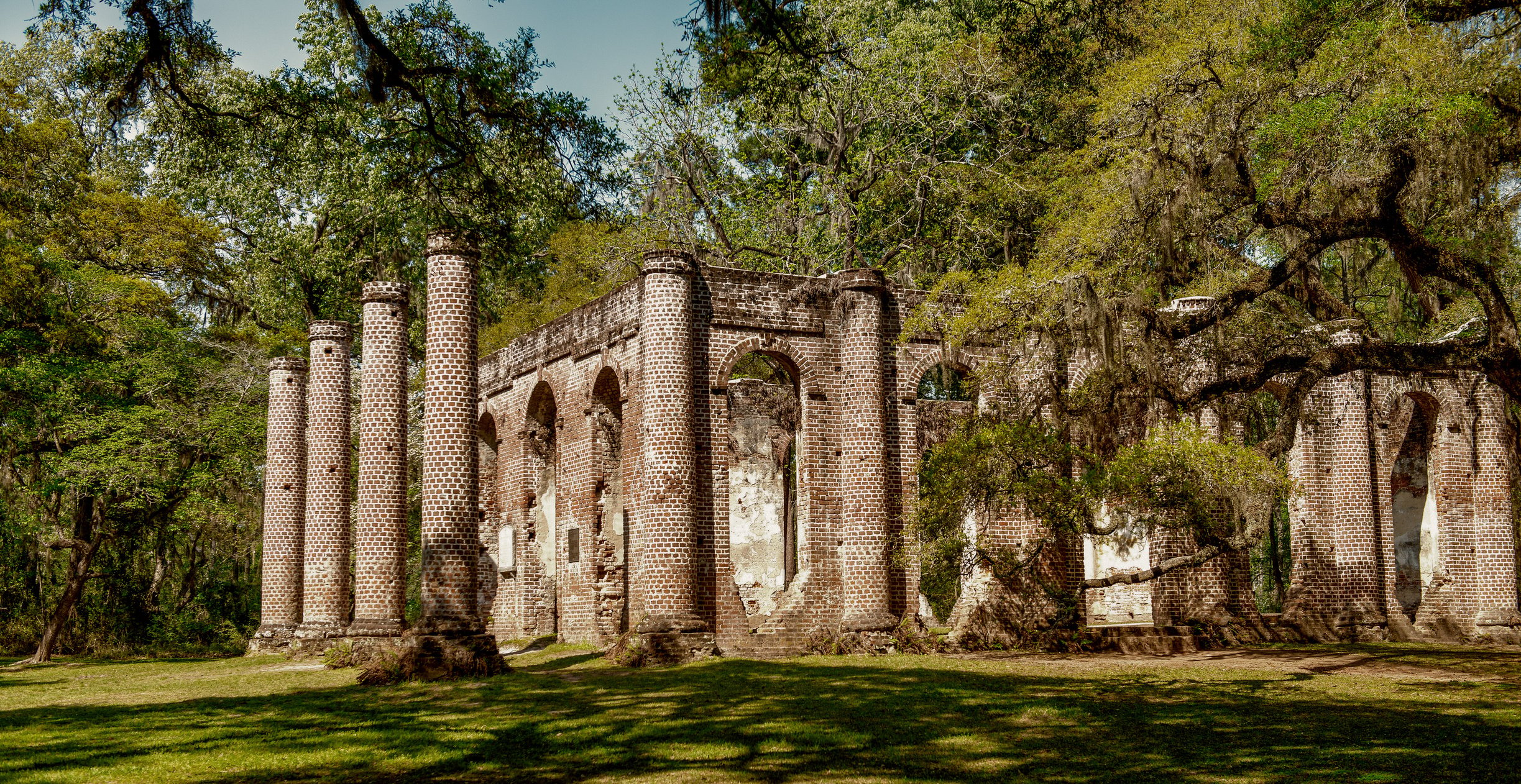 Old Sheldon Church Ruins, South Carolina.