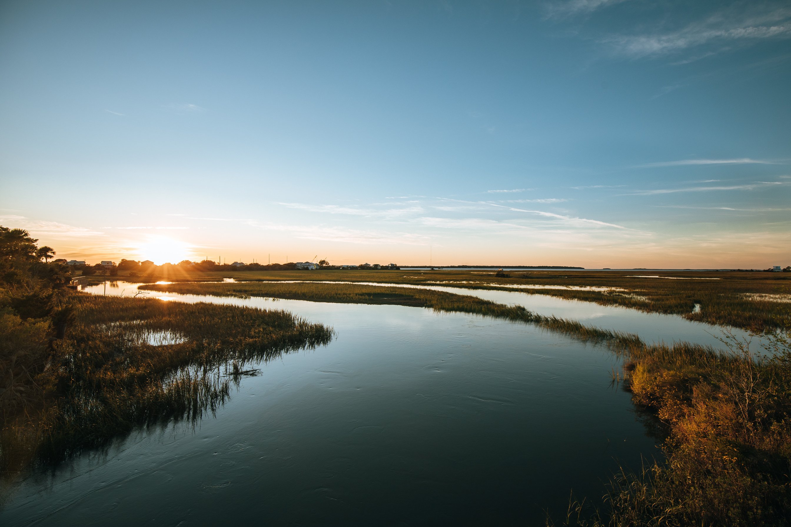 Sunset in Beaufort, South Carolina